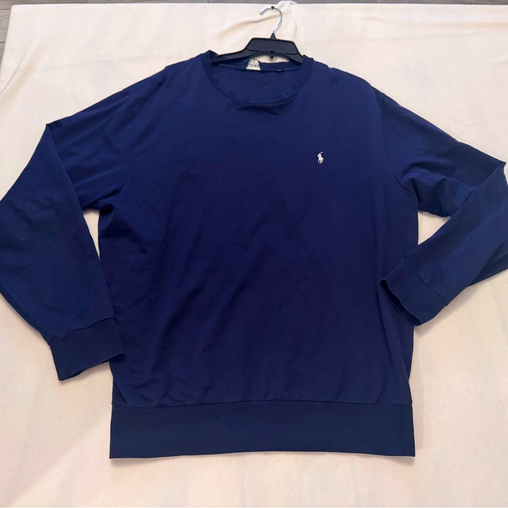 Men's Blue Sweater polo Ralph Lauren‎ golf 100% cotton